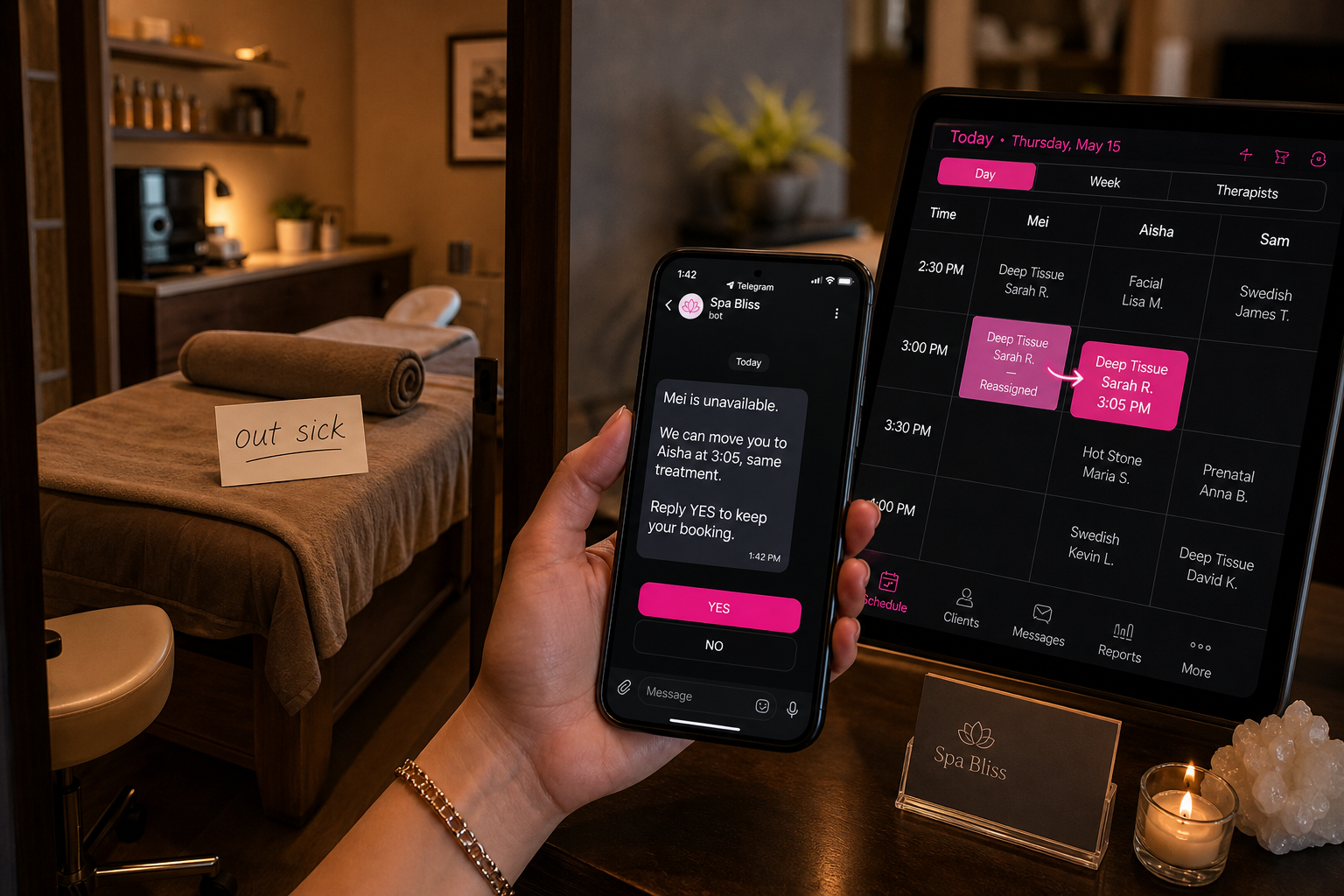 Booking assistant