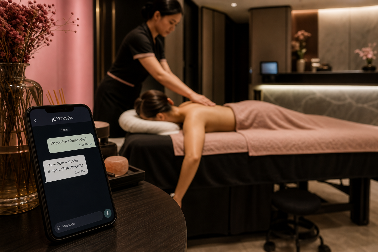 Receptionist on demand
